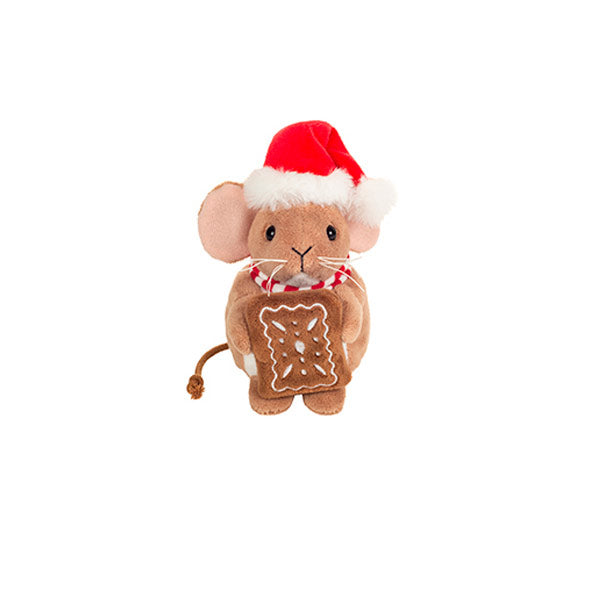 Peluche Ratón Con Galleta Jengibre 11 cm