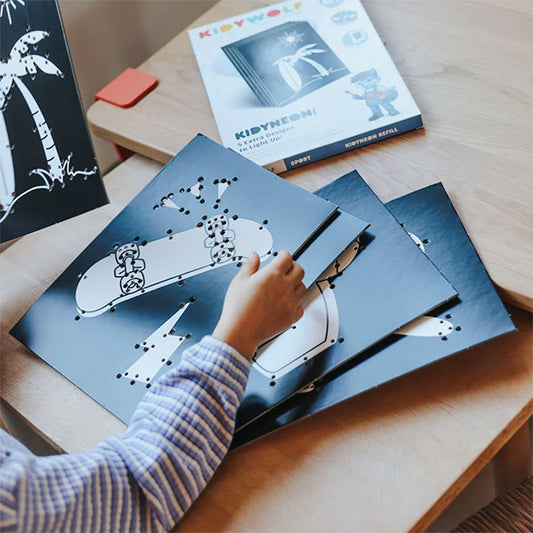 Plantillas Decoración Pared Iluminada KidyNeon Sport Kidywolf