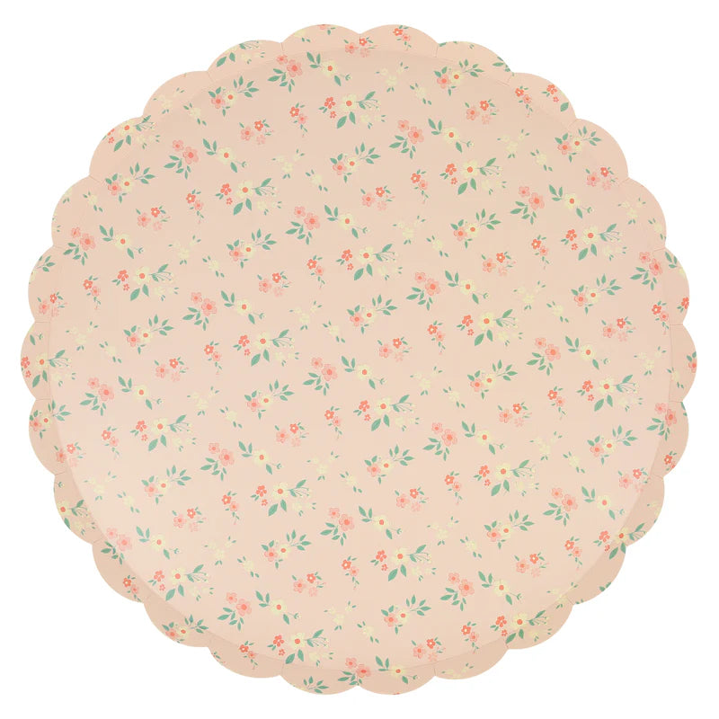 Platos Grandes Vintage Ditsy Meri Meri 8 uds