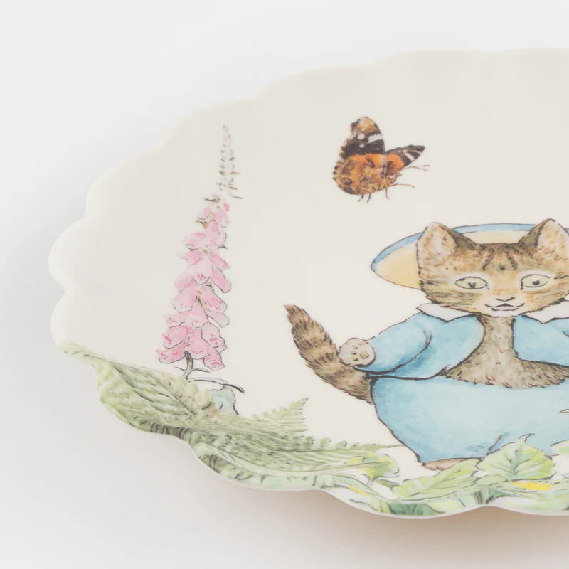Platos Pequeños Meri Meri Peter Rabbit Melamina 6 uds