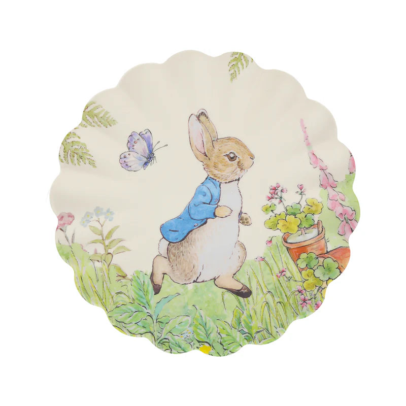 Platos Pequeños Meri Meri Peter Rabbit Melamina 6 uds