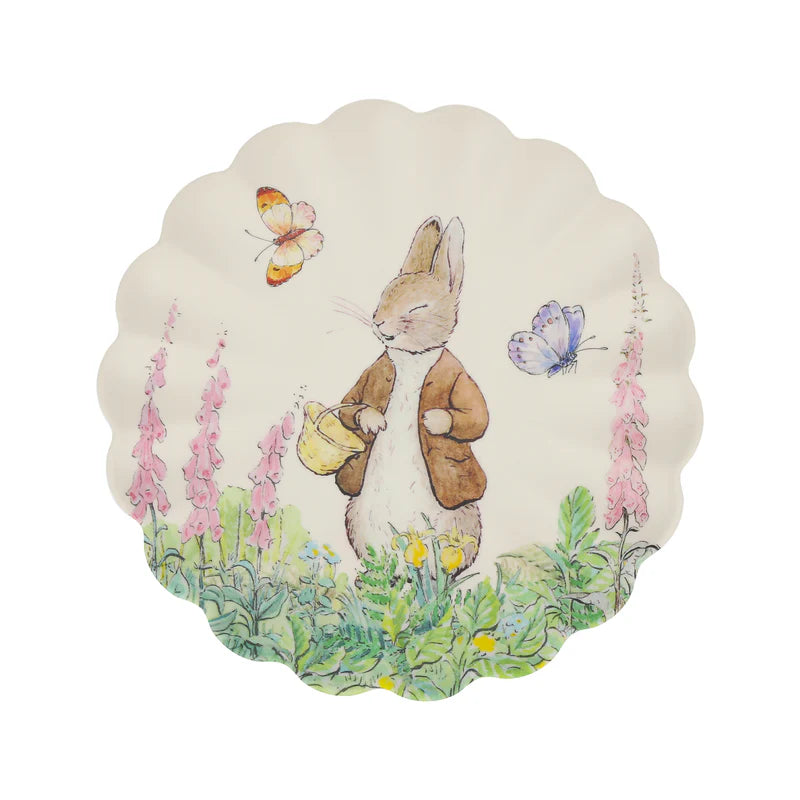 Platos Pequeños Meri Meri Peter Rabbit Melamina 6 uds