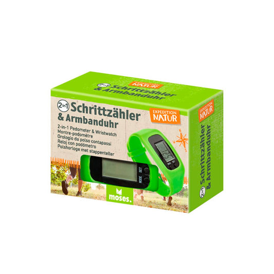 Podómetro y Reloj de Pulsera