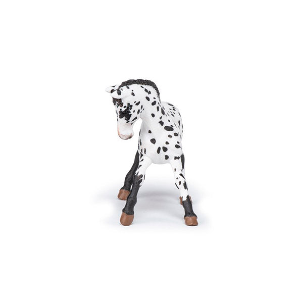 Potro Apaloosa Negro Animales Juguete Papo