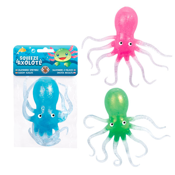 Pulpo Antiestrés Squishy Glitter
