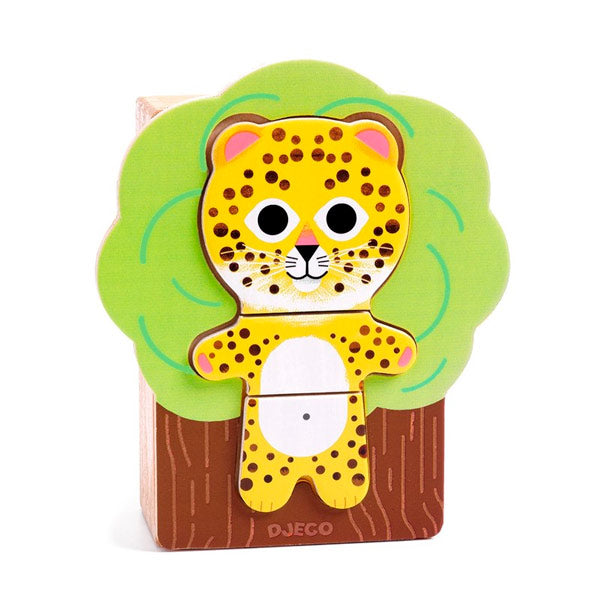 Puzzle Arbramix Animales de Madera Djeco
