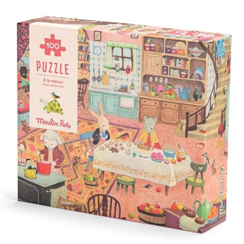 Puzzle En Casa Gran Familia Moulin Roty