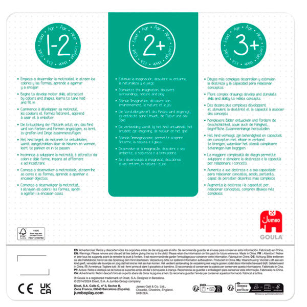 Puzzle Madera Números Goula