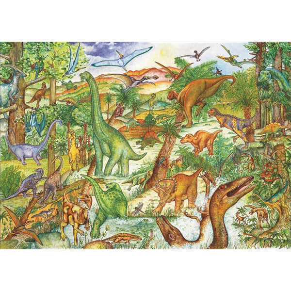 Puzzle Observación Dinosaurios Djeco