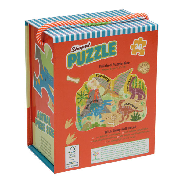 Puzzle Rompecabezas Con Forma Dino 30 piezas