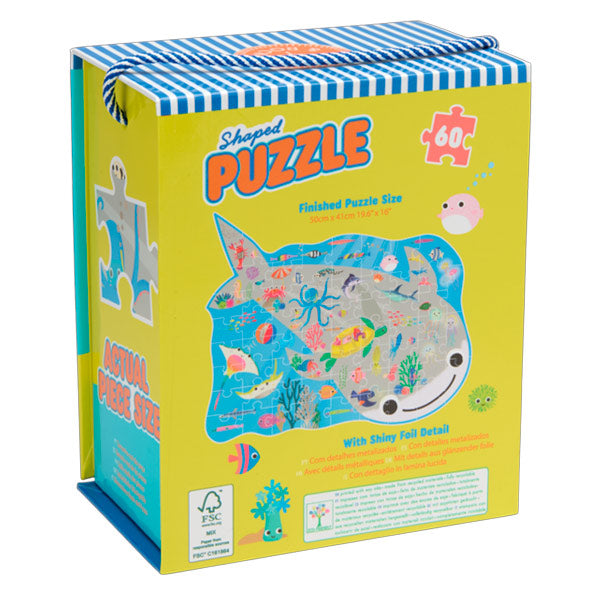 Puzzle Rompecabezas Con Forma Ocean 60 piezas