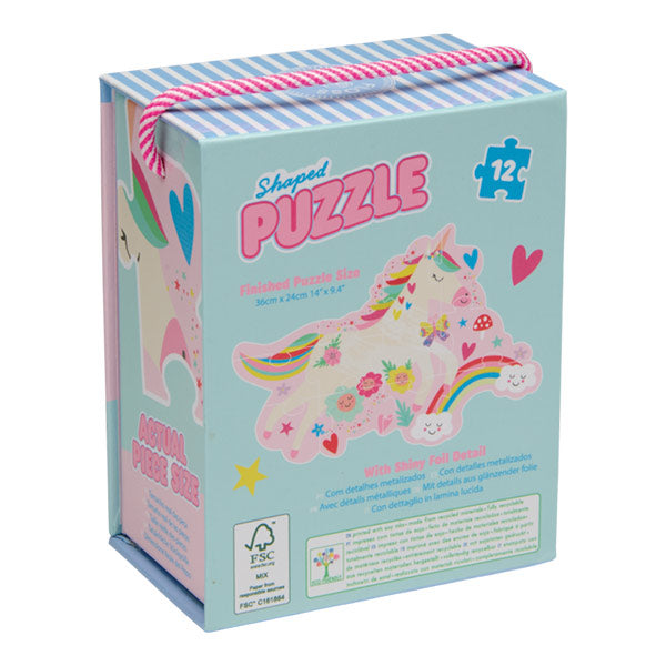 Puzzle Rompecabezas Con Forma Rainbow Fairy 12 piezas
