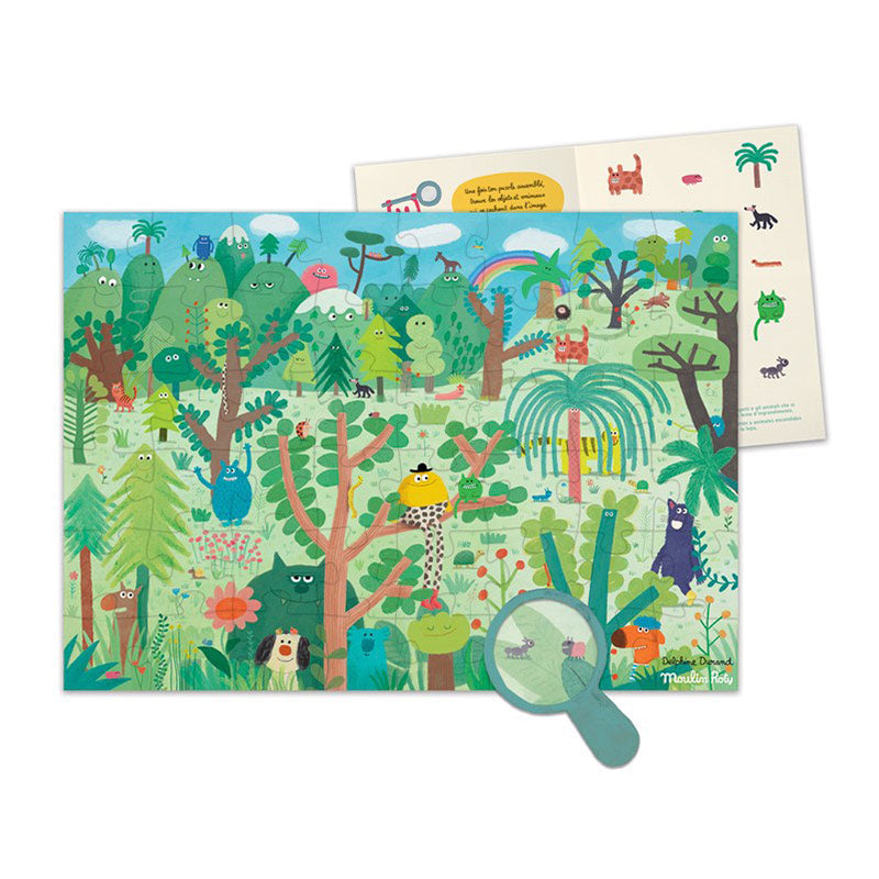 Puzzle Tierra Maravillosa Les Schmouks Moulin Roty
