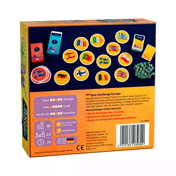 Quiz Challenge Europa Haba