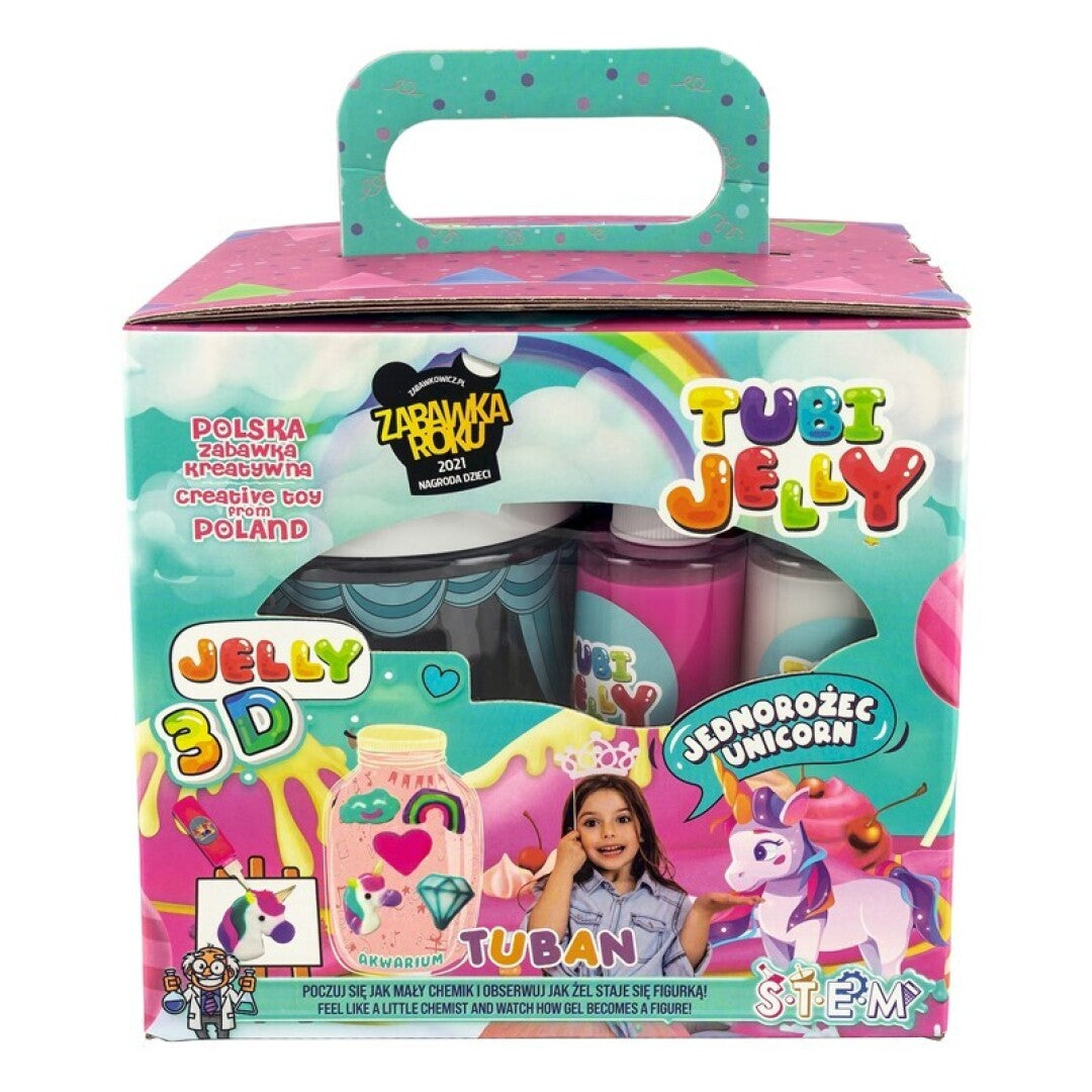 Crear Figuras Jelly 3D Acuario Unicornio Tuban