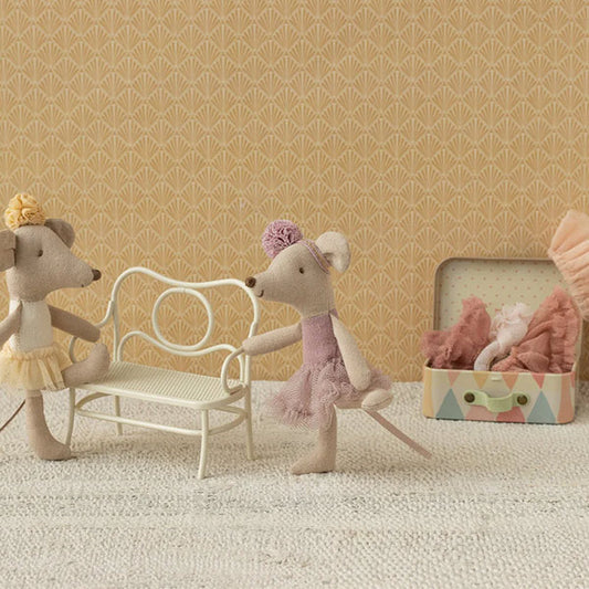 Ratona Bailarina Hermana Pequeña Jaspeado Maileg