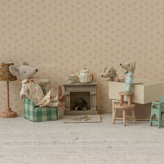 Ratoncitos Gemelos En Caja Cerillas Ratones Maileg