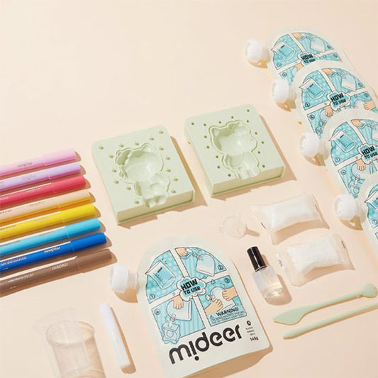 Set Artístico De Yeso Muñequitas