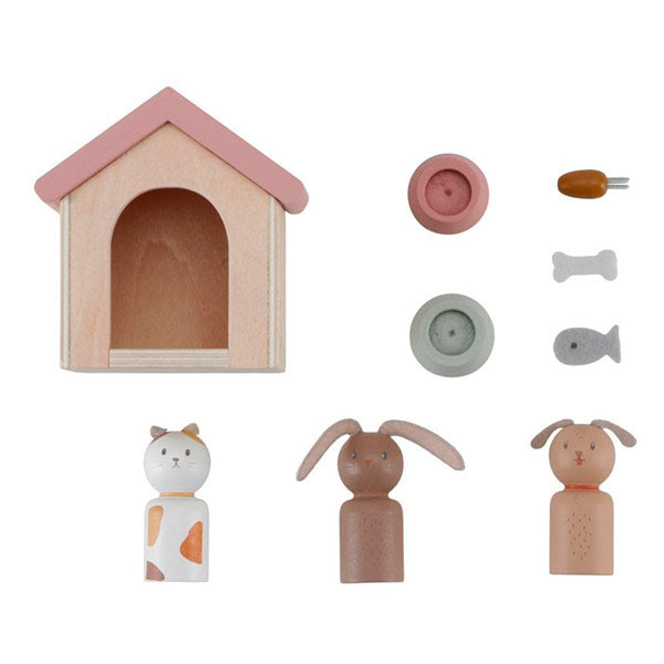 Set Mascotas Casa Muñecas Little Dutch