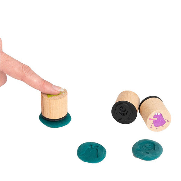 Set Sellos Madera Monstruos