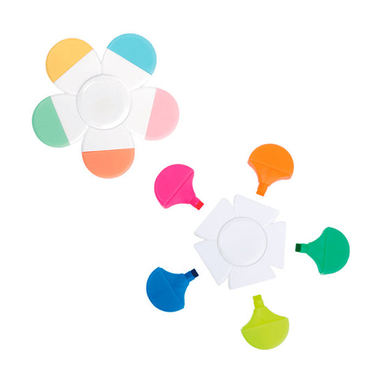 Spinner Marcador Happy Flowers 5 en 1