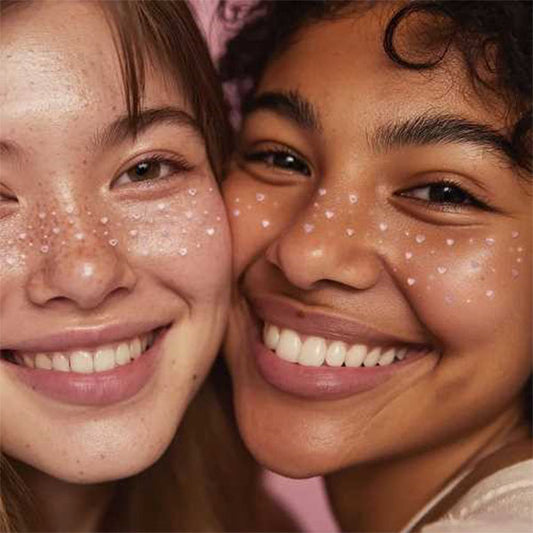 Tatuaje Temporal Pecas Freckles Heartbreaker OMY