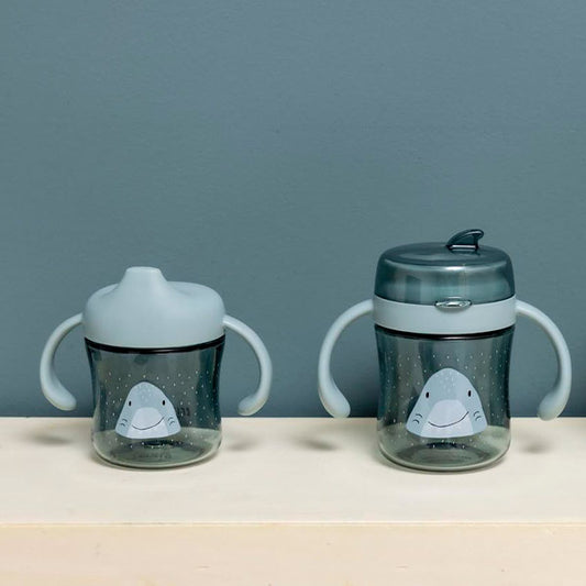 Vaso Aprendizaje Trixie Tiburón Con Asas Antiderrame