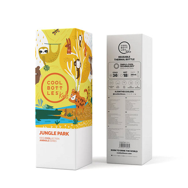The Kids Bottle Jungle Park 260ml Cool Bottles