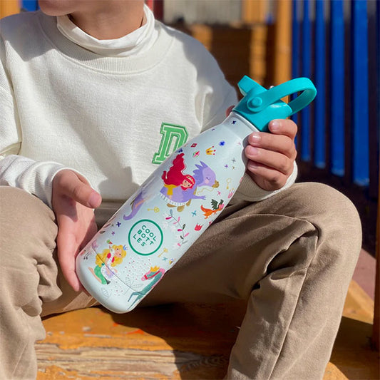 The Kids Bottle Princess Kingdom 350ml Cool Bottles