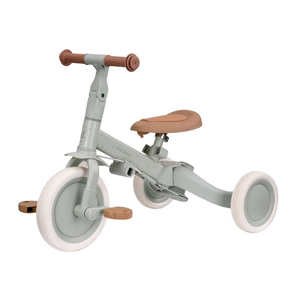 Triciclo Infantil con Barra Little Dutch Verde
