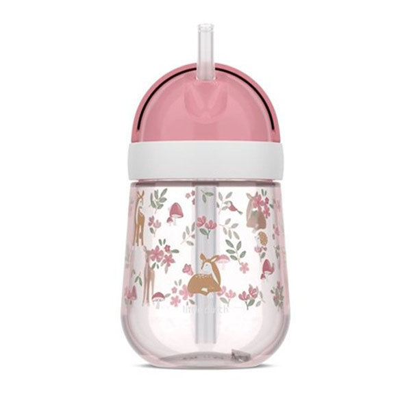 Vaso Con Pajita Mio 300 Ml Fairy Garden Little Dutch
