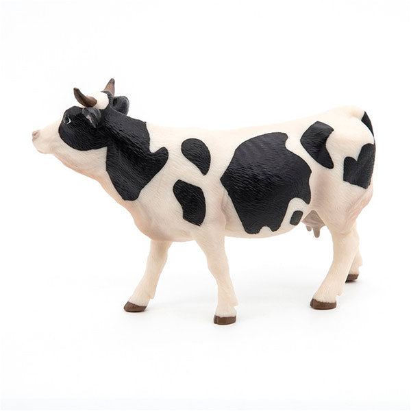 Vaca Negra Y Blanca Animal Juguete Papo