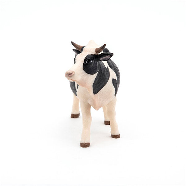 Vaca Negra Y Blanca Animal Juguete Papo