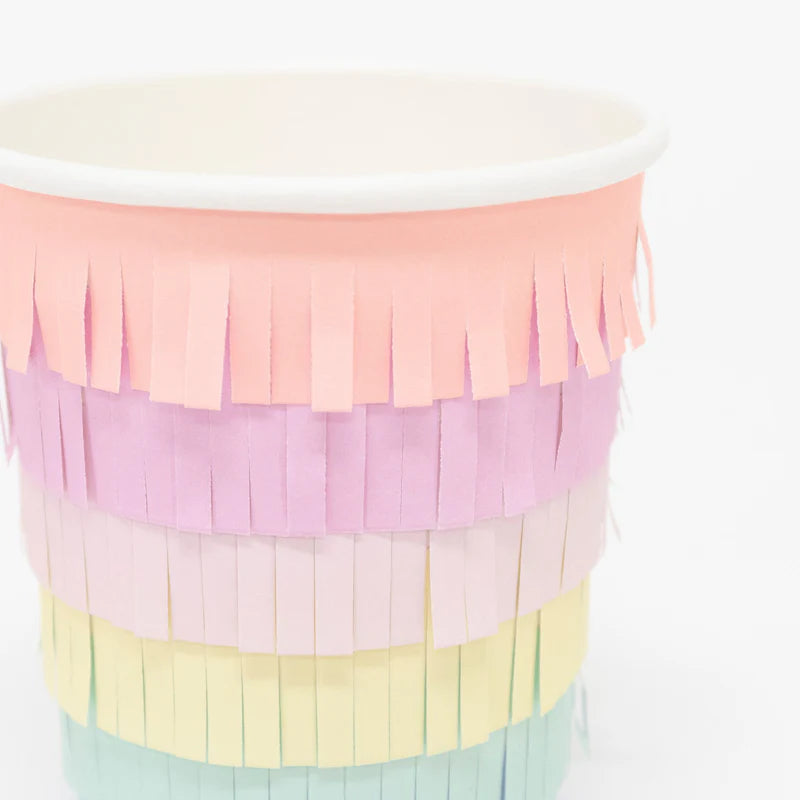 Vasos Rainbow Sun Meri Meri 8 uds