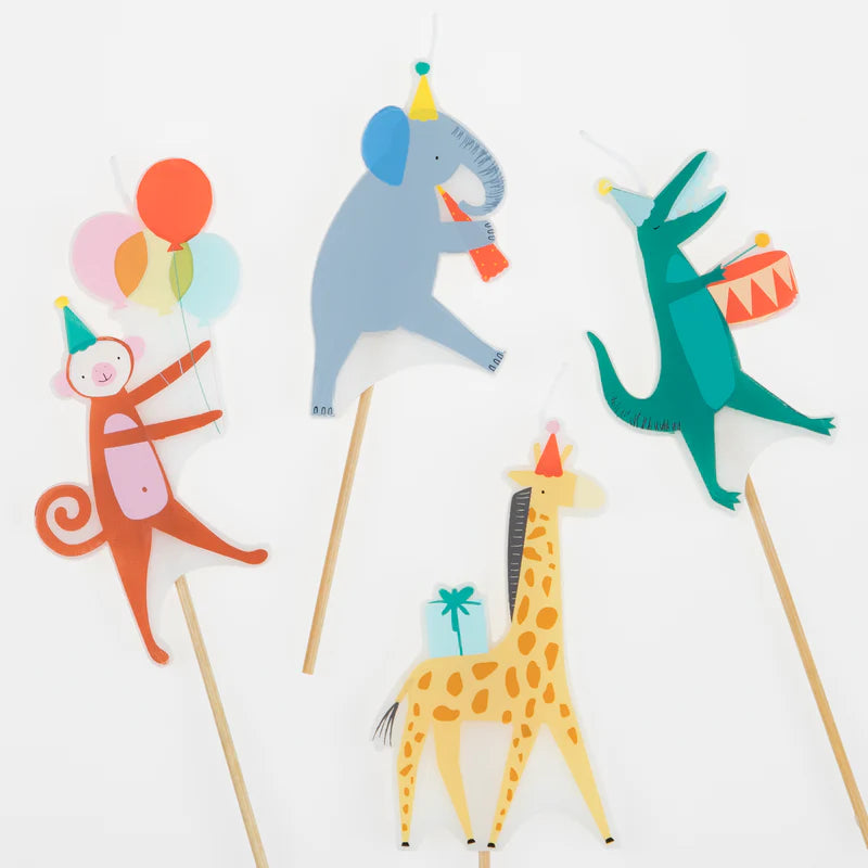 Velas Animal Parade Meri Meri 4 uds