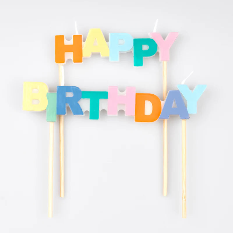 Velas Happy Birthday Meri Meri