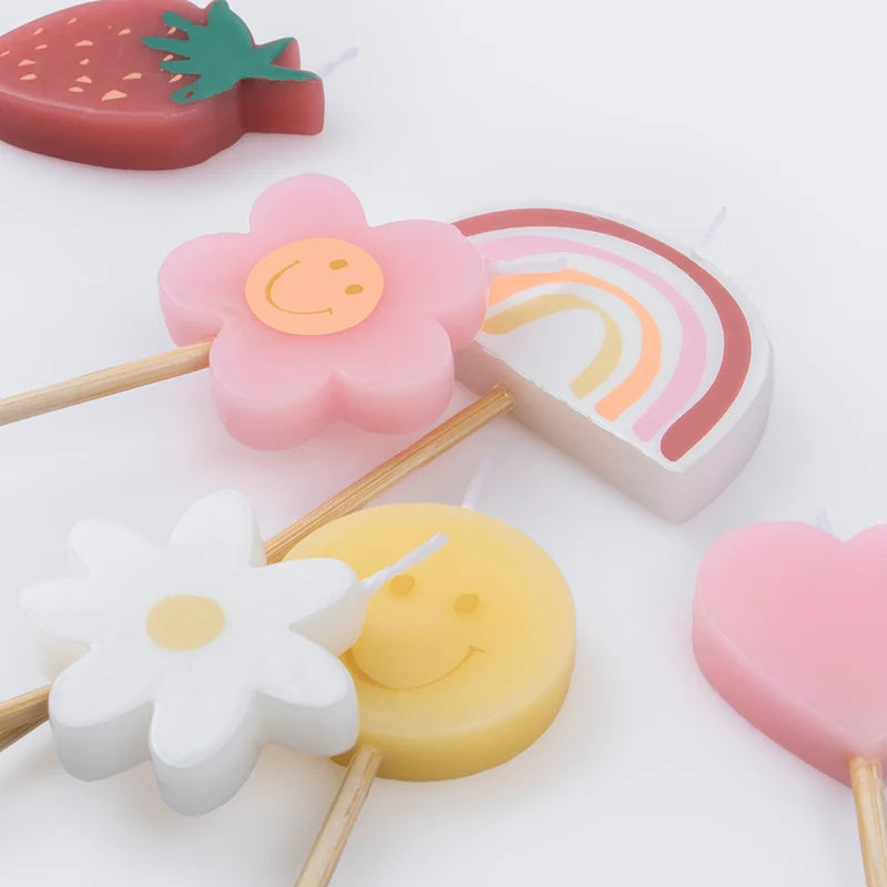 Velas Happy Face Icons Meri Meri 6 uds