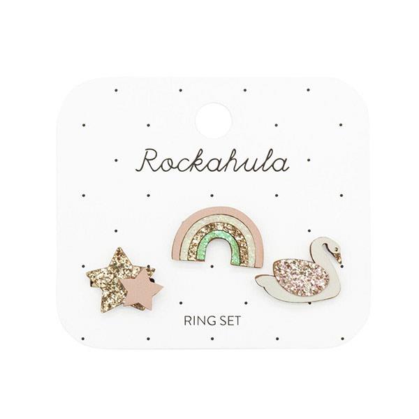 Anillos Arcoíris y Cisne Rockahula