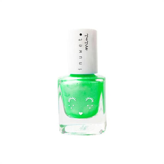 Esmalte Uñas Verde Neon - Olor Sandía - Base Agua Inuwet