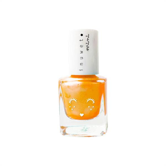 Esmalte Uñas Naranja Neon - Olor Mango - Base Agua Inuwet