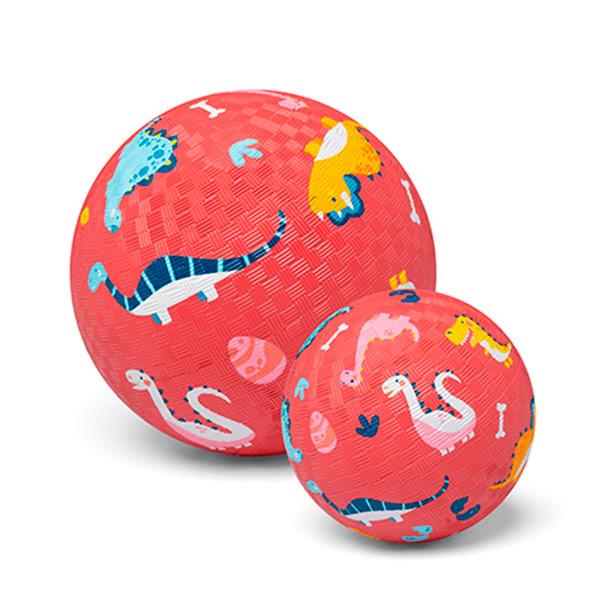Pelota Caucho Natural Dinos 13 cm