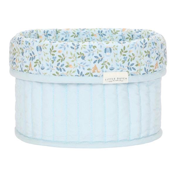 Cesta Almacenamiento Little Dutch Acolchada Azul