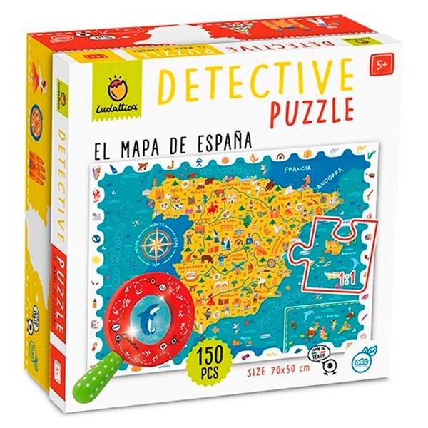 Puzzle Mapa España Detective Ludattica