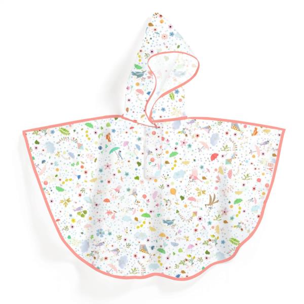 Poncho De Lluvia Ligereza Talla 5 A 7 Años 110-122 cm