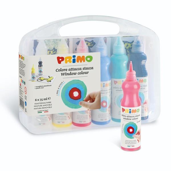 Maletín De Pinturas Removibles Para Hacer Pegatinas 6 Botes