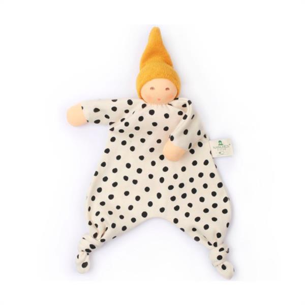 Doudou Lunares De Algodón Ecológico Con Gorro Dorado Nanchen Natur