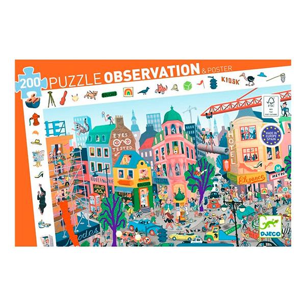 Puzzle Observación La ciudad Djeco