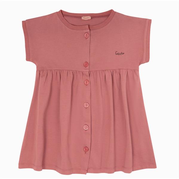 Vestido Polo Guito Coral 100% Algodón
