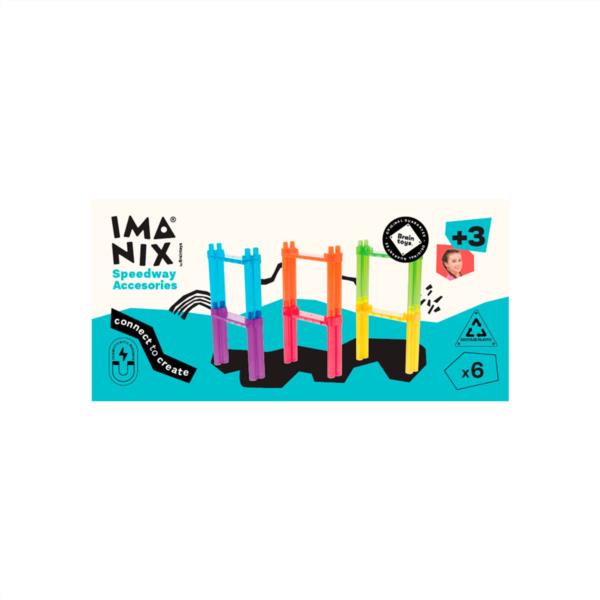 Braintoys Imanix Accesorio Pista Columnas 6 Piezas