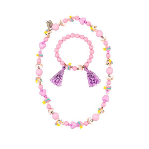 Juego de Collar y Pulsera Unicornio - Souza